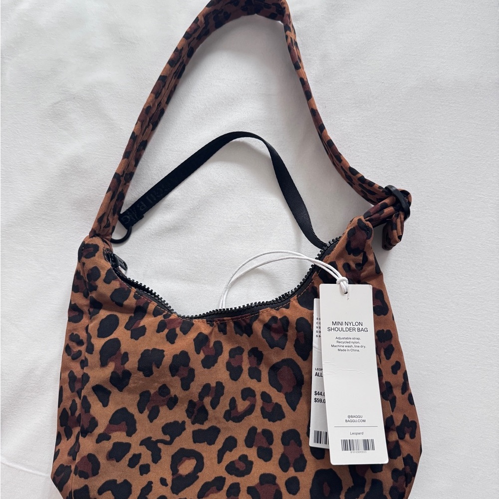 Leopard Print Shoulder Bag